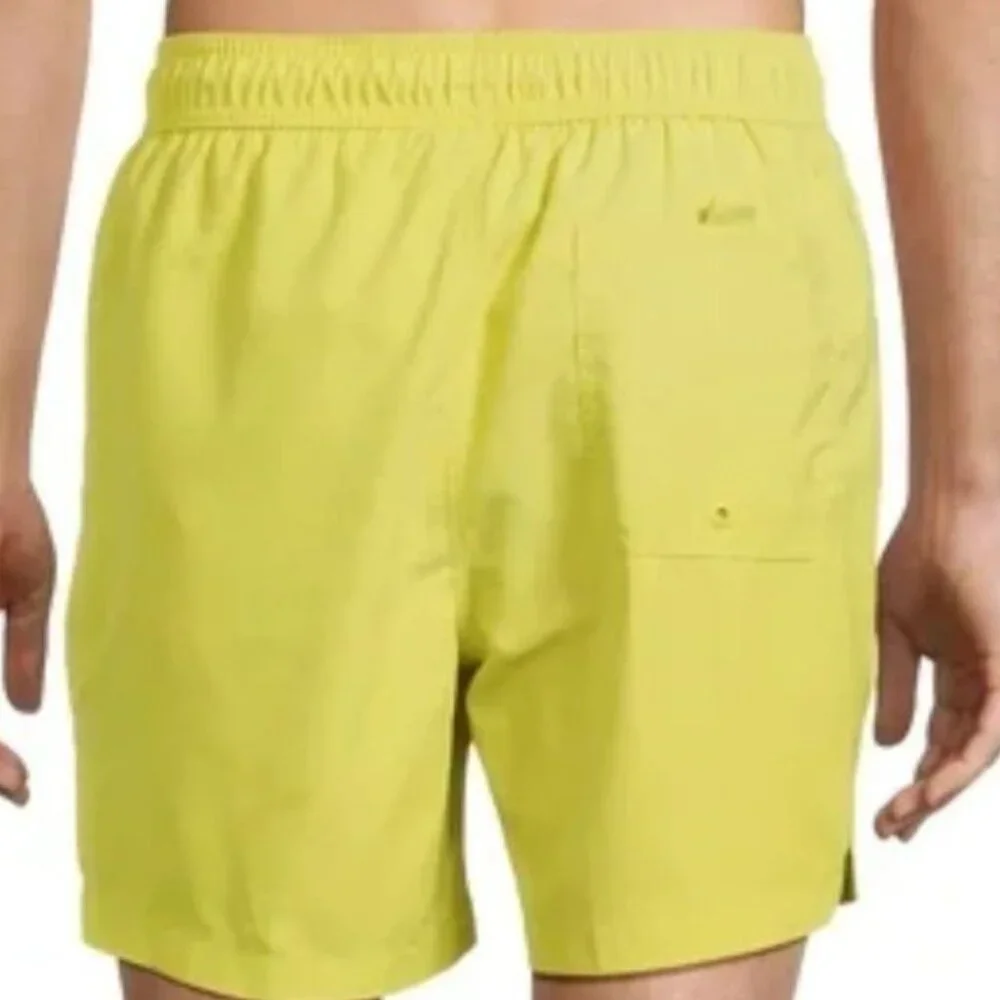 Pale Yellow Men's 3XL Swim Trunks Swim Shorts 6 Inch Inseam SIZE 48-50 NEW